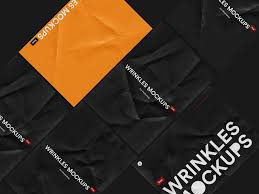 Free Crumpled Paper Mockup Psd Paper Mockup Crumpled Paper Poster Mockup