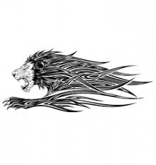Free Free 309 Tribal Lion Svg SVG PNG EPS DXF File