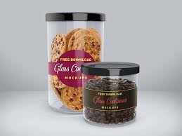 Download Free Food Glass Container Mockups Mockuptree