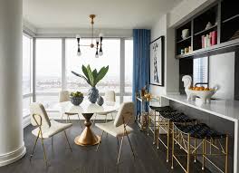 Jonathan Adler Maxime Dining Chairs At 555 Tenth Apartment Design Inspiration Nyc Apartment Design Dining Room Design