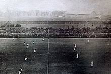 Competitors do heavy sports like 'caber tossing', where they throw big tree trunks. 1871 Scotland Versus England Rugby Union Match Wikipedia