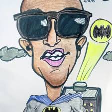 I drew Erik from the Power of I Am YouTube channel as Batman. In his videos  he is always talking about how he wants to be Bruce Wayne. Lol 😆 I'm not