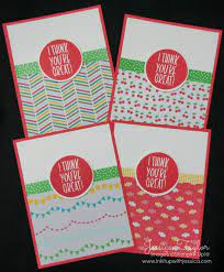 Washi tape cards {card ideas} ~ washi tape is the latest rage in the papercraft world. Easy Way To Use Washi Tape On Your Cards Ink It Up With Jessica Card Making Ideas Stamping Techniques