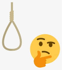 Emojis are supported on ios, android, macos, windows, linux and chromeos. Javascript Userscript Name Freestylersworld Thinking Emoji With Noose Transparent Png 475x475 Free Download On Nicepng