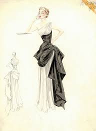 Bergdorf Goodman Archives Coctail Evening Dresses Fashion Illustration Vintage Fashion Illustration Sketches Fashion Illustration Dresses