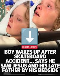 A young boy named Cason is going viral after surviving a skateboard  accident and... See more