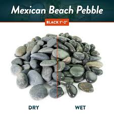 Mixed mexican beach pebbles add a natural blend of colors to your landscape and water features. Mexican Beach Pebbles Round River Rock Landscape Garden Stones 40 Pounds Walmart Com Walmart Com