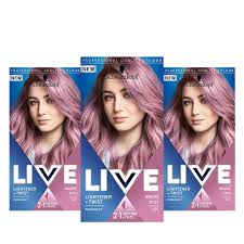2015 blonde color shades for hair kiss and make up hair dyed. Schwarzkopf Live Colour Lightener Plus Twist Mauve Kiss 105 Hair Dye Pack Of 3 Buy Online In Germany At Desertcart De Productid 64888024