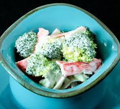 Crab And Broccoli Salad Crab Salad Recipe Healthy Casserole Recipes Crab Salad