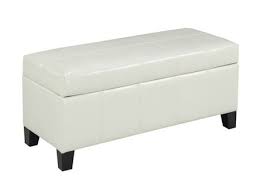 Brassex Inc Brassex Ottoman With Storage White White Ottoman Furniture Storage Living Room Essentials