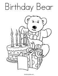 These 100th day of school crafts include 100th day crown, 100th day glasses, worksheets, snack, 100s day printables, school projects, and coloring pages. Birthday Bear Coloring Page Twisty Noodle