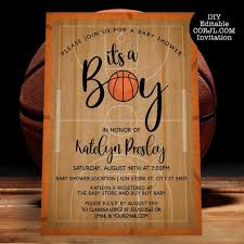 You control the message — say whatever you like — and the time of delivery (no mistakes from the print shop). Basketball Baby Shower Invitation Sports Baby Shower Invite Boys Baby Shower Invitations Basketball Invitations Diy Printable File By Metro Events Party Supplies Catch My Party