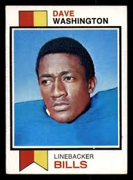 Amazon.com: Football NFL 1973 Topps #42 Dave Washington VG/EX Very  Good/Excellent Bills : Everything Else