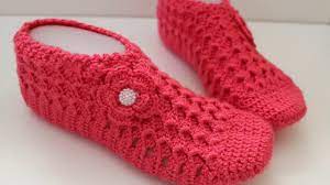 Crochet Slippers Patikler Tig Isleri Slippers