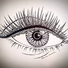 Decorative Zentangle Eye Zentangle Drawings Trippy Eye Eye Art