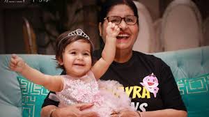 Kapil sharma and wife ginni chatrath introduced their first born anayra in a post on social media. Anayra Sharma Turns One Kapil Sharma Ginni Chatrath Host Baby Shark Themed Birthday Party For Daughter