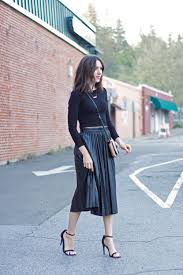 Black And White Pleated Skirt Outfit Black Leather Pleated Midi Skirt Pleated Skirt Outfit Leather Skirt Outfit Leather Pleated Skirt