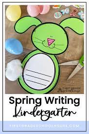 Spring Writing Activities Kindergarten Spring Craft In 2021 Spring Writing Activity Spring Writing Kindergarten Spring Crafts