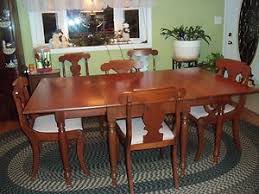 Willett Wildwood Cherry 9 Piece Dining Room Table And Chairs Dining Room Table Dining Table And Chairs