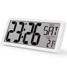 Version 1.00 september 19, 2012, initial release. Txl 15 4 Jumbo Digital Alarm Clock Battery Operate Extra Large Lcd Display 4 6 Bold Font Calendar 12 24 Mode Temperature Energy Saving Office Kitchen School Warehouse Gym Wall Desk Clock White Amazon Ae