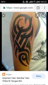 Tato tribal untuk pria mungkin tidak akan pernah ketinggalan zaman. Arfa Tato Home Facebook