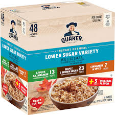 Check spelling or type a new query. Quaker Instant Oatmeal Lower Sugar 4 Flavor Variety Pack Individual Packets 48 Count Buy Online In United Arab Emirates At Desertcart 33511642