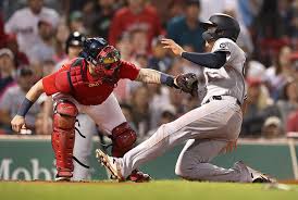 Since the beginning of divisional play in 1969 t. Hunter Renfroe S Sacrifice Fly Provides Winning Run Red Sox Hang On To Beat Yankees The Boston Globe