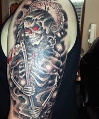 Grim reaper tattoos for girls, men & women. 64 Best Grim Reaper Tattoos Design And Ideas
