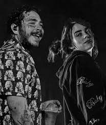 Postmalone Billieeilish Posty Billie Postyandbil Postmaloneandbillieeilish Post Malone Post Malone Wallpaper Bad Boys Movie