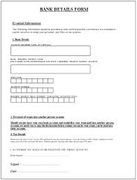 There are few regulations of 4. Bank Account Form Sample Free Word Templates