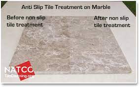 Minor slips can have a domino effect that leads to disastrous results. Slip Resistant Tile Floor Treatments