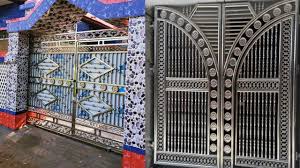 Black metal gate with forged ornaments on a white background. Iron Gate Design Photo In New Pattern I Steel Gate Design Images In New Pattern Youtube