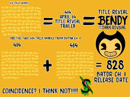 Bendy and the dark revival is being delayed to next year. I Think I Figured Out The Date For Bendy And The Dark Revival Chapter 1 Bendy And The Ink Machine The Darkest Chapter