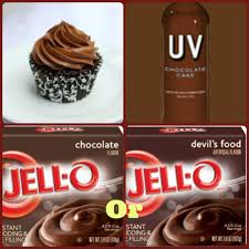 Birthday Cake Pudding Shots Recipe Chocolate Cake Pudding Shots 1 Small Pkg Chocolate Instant Pudding 3 4 Cup Milk 3 4 Chocolate Cake Jello Shot Recipes Pudding Shots Chocolate Pudding Shots