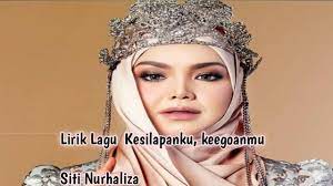 List download lagu mp3 kesilapanku keegoanmu lirik (5:48 min), last update apr 2021. Siti Nurhaliza Kesilapanku Keegoanmu Lirik Official Music Video Youtube