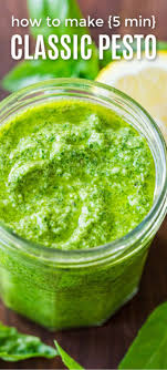 How To Make Pesto Basil Pesto Recipes Pesto Recipe Homemade Pesto Recipe