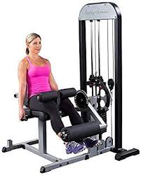 Body Solid Gcecstk3 Pro Select Leg Extension Curl Machine With Durafirm Padding And Adjustable Back Pad 310 Pound Leg Curl Machine Gym Interior Leg Extensions