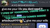 Please ask your phone provider for the exact cost. Types Of Yggdrasil Discord Bot Users Pt 2 Featuring More People Youtube