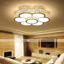 247 65 Flush Mount Ambient Light Crystal Bulb Included Designers Chic Modern Modern Contemporary 110 120v 220 240v Warm White White Ceiling Lamps Living Room Nordic Living Room Ceiling Lights