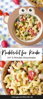Der Beste Nudelsalat Fur Kinder Mit Schneller Milch Mayonnaise Rezept Nudelsalat Nudelsalat Kinder Bester Nudelsalat