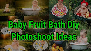 Soap left on your baby's skin can be irritating, so be sure to rinse off all of the soap. Fruit Bath Diy Summer Baby Photoshoot Ideas Babyfruitbath Shots Viralshots Youtubeshots Short Youtube