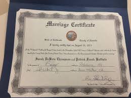 Marriage Certificate Marriage Certificate Outdoor Wedding Wedding