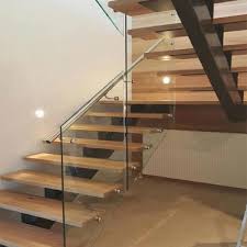 Tkstairs are a supplier of stairs with glass balustrades in place of the traditional spindles which are usually supplied on a staircase, we're able to offer a variety of options, some of which are outlined. Modern Design Glass Railing Solid Wood U Shape Stairs Modern Indoor Straight Staircase For Sale Straight Stair Manufacturer From China 107938439
