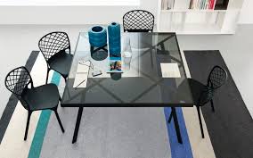 Fast & free shipping on many items! Contemporary Dining Table Frame Calligaris Glass Metal Rectangular