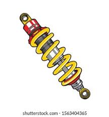 More free vectors to download. Thailook Part Motorcycle Shock Stock Vector Royalty Free 1563404365