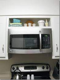 Hung Up Microwave In Kitchen Hanging Microwave Microwave Shelf