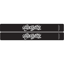 Aerosmith Mens Script Logo Wristband One Size Black