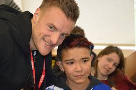 9 years ago today, Jamie Vardy came to Dorothy Goodman Academy for the  first time after becoming an ambassador of the school.
