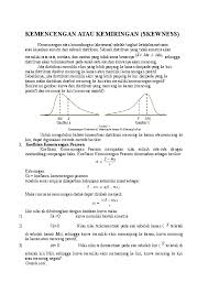 Jika suatu data terdiri atas n datum, yaitu x1, x2, … xn, mean dari data tersebut dirumuskan sebagai berikut. Doc Kemencengan Atau Kemiringan Hksjs Heksj Academia Edu
