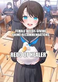 Female Recommendations : r/Animemes